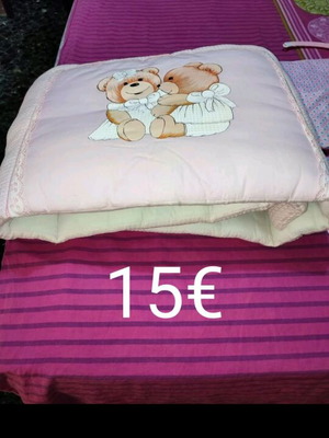 Baby bedding set always, blanket, mosquito net and duvet cover like new