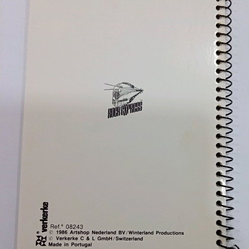 Verkerke Vintage Spiral Notebook 1986 with A-ha Retro Cover New