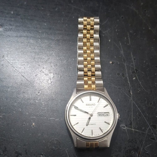 Seiko 5 Automatic two-tone men's watch like new