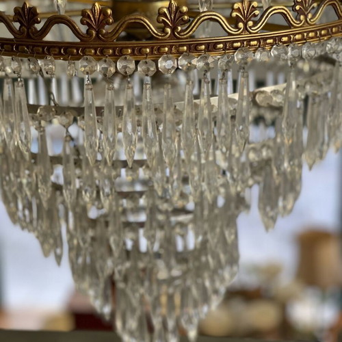 Vintage large chandelier used