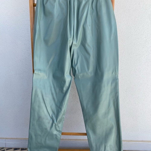 Missguided leather pants like new, gray turquoise, size S