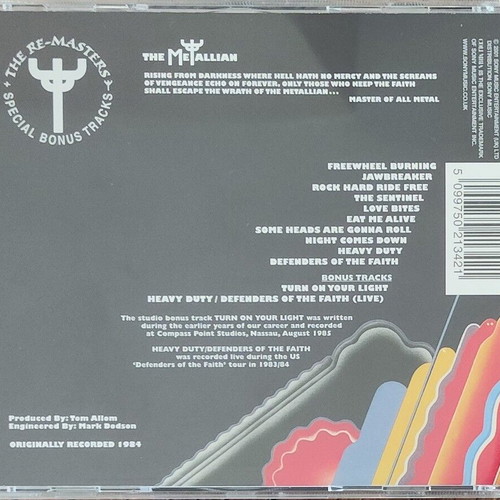 Judas Priest Defenders of the Faith CD like new