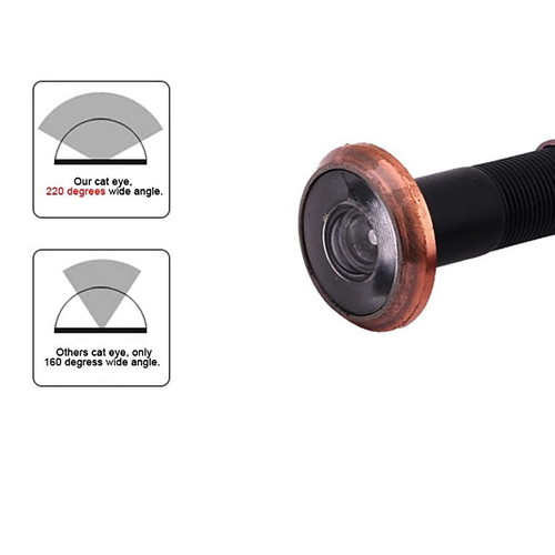 Door peephole with copper cover new