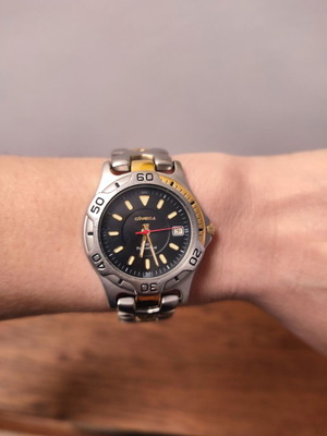 Ρολόι O'Neill ανδρικό ατσάλινο μεταχειρισμένο με δίχρωμο μπρασελέ