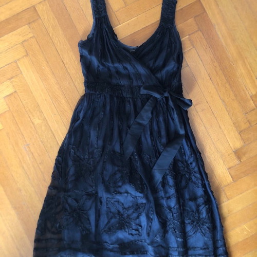 Black wrap lace dress Blank London size S used