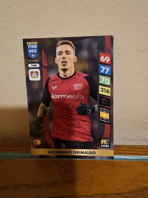 Panini FIFA 365 Alejandro Grimaldo κάρτα καινούργια