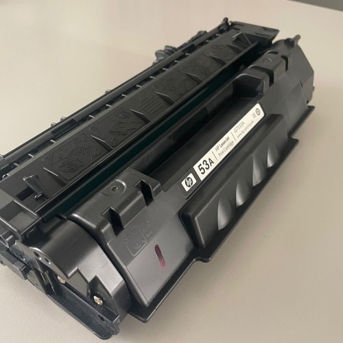 HP 53A (Q7553A) toner used, 56% capacity, black