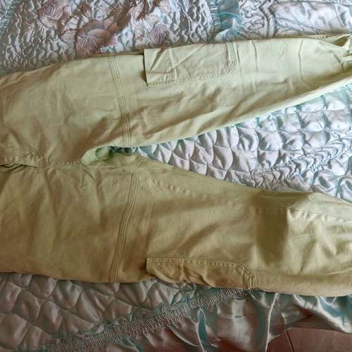 Cargo jeans pants new, mint color, size L