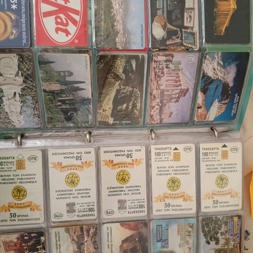 Collectible phone cards like new, 330 rare Greek and some foreign
