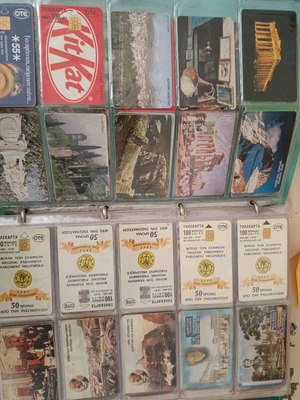 Collectible phone cards like new, 330 rare Greek and some foreign