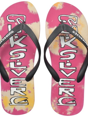 Quiksilver Molokai Acid Drop Flip Flops like new, size 44