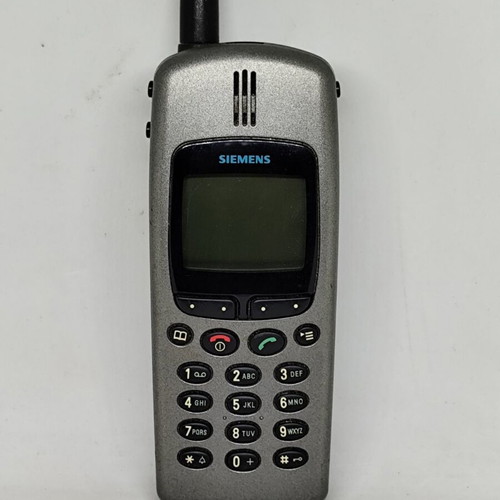 Siemens C25 vintage mobile phone used, with original charger, non-functional