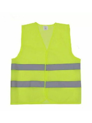 High-Visibility Vest with 2 Reflective Stripes XXL New