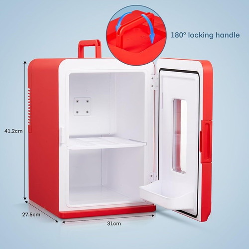 15L Mini Fridge Cooler and Heater DC/AC for Car Office Dorm