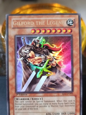 Yu-Gi-Oh Gilford the Legend SD5 card like new