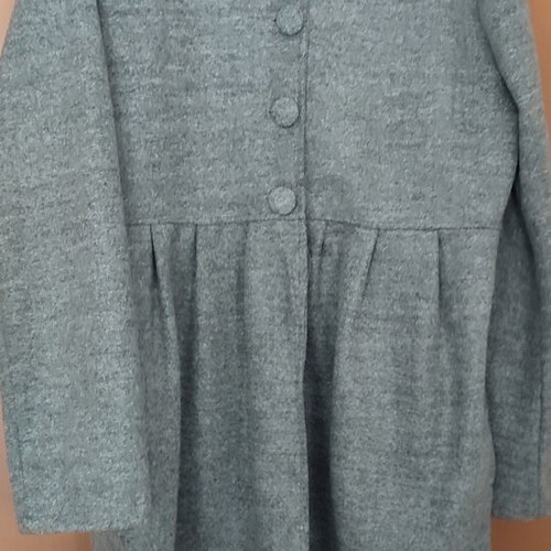 Women's coat used, size XL, gray, 100% polyester