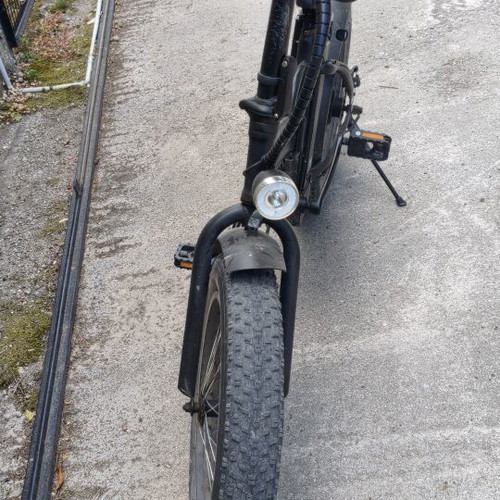 Electric Folding Fat Bike used, 7-speed Shimano, 250W motor