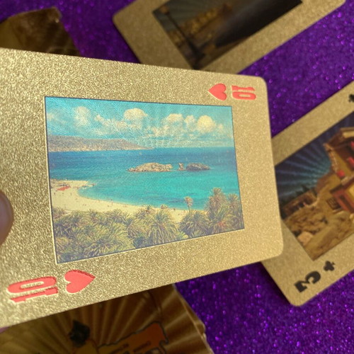 Golden Crete Playing Cards like new