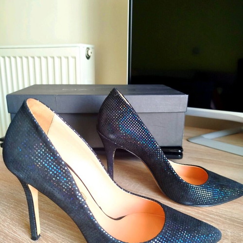 Women's shoes used, size 37, black pumps