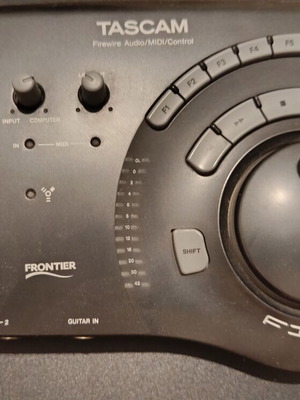 Tascam FireOne Firewire Audio and MIDI Interface used