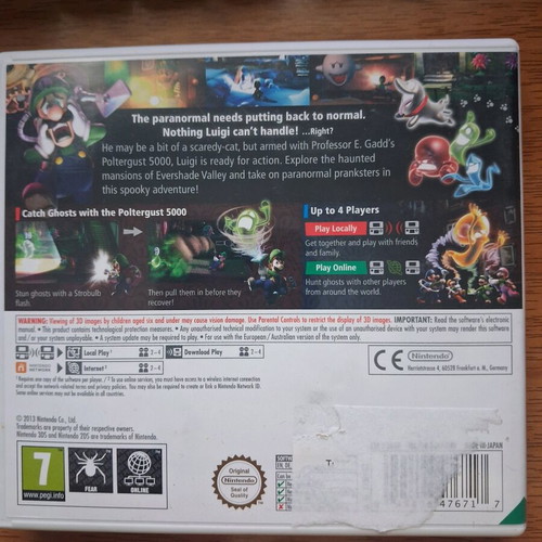 Luigi's Mansion 2 Nintendo 3DS like new