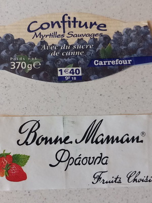 Bonne Maman label used