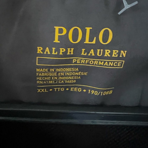 Polo Ralph Lauren Sport windbreaker rain jacket men gray black Big Pony XXL
