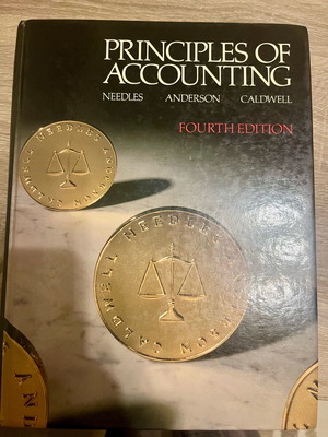 Principles of Accounting Fourth Edition used, English academic textbook