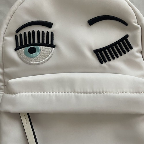 Chiara Ferragni Flirting Backpack like new, white