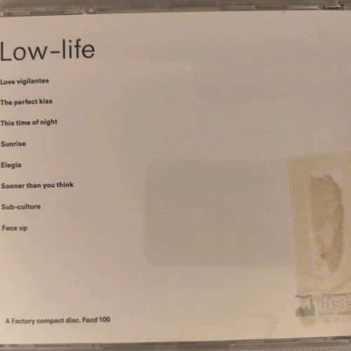 New Order Low Life CD used, electronic