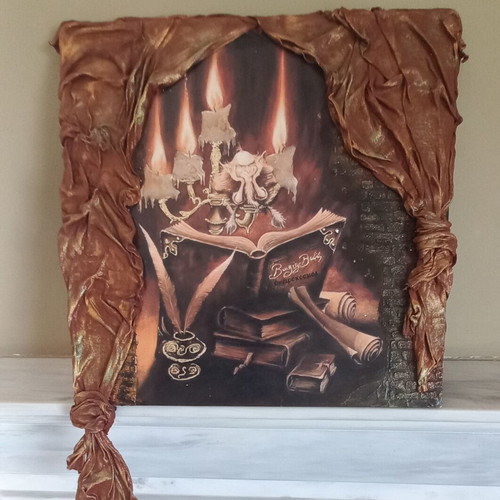 Handmade decorative MDF painting, 40x40 cm