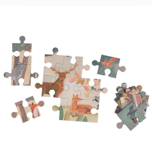 Puzzle in suitcase Forest animals 3+ 40 pieces Egmont new