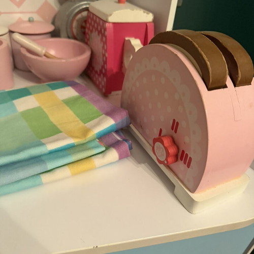 Kidkraft Wooden Play Kitchen Like New with Accessories