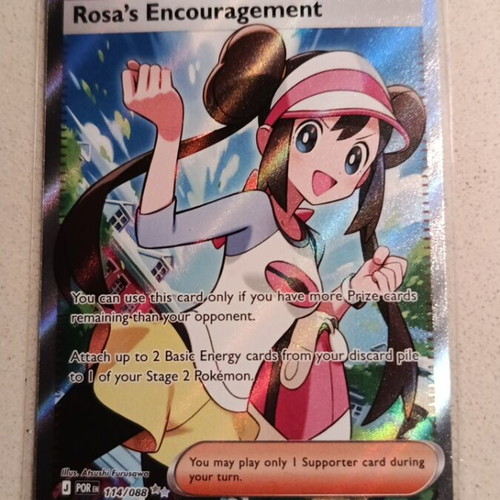 Rosa's Encouragement Pokemon Card new