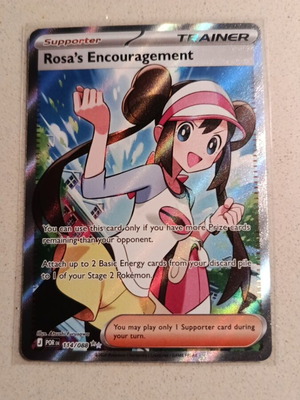 Rosa's Encouragement Pokemon Card new