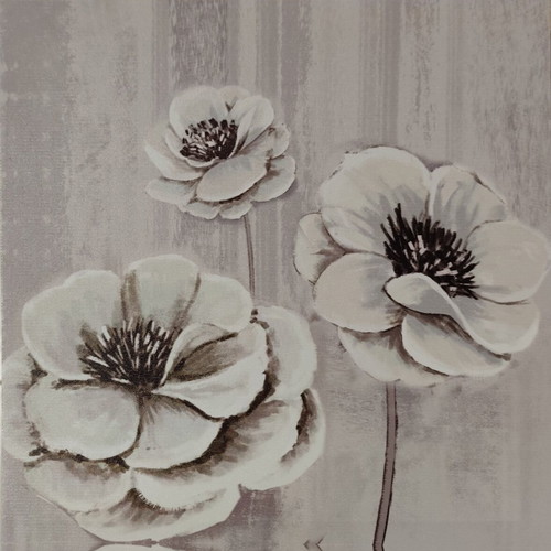 Canvas art set of 3 like new