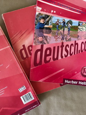German Learning Books deutsch.com 2 used with 2 CDs
