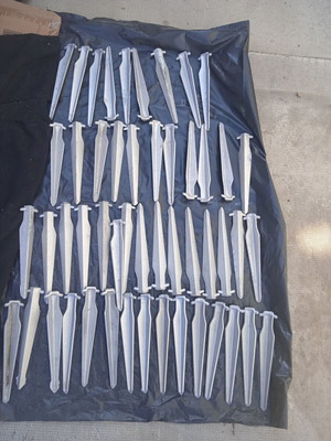 Aluminum Ground Stakes like new from Military Tent