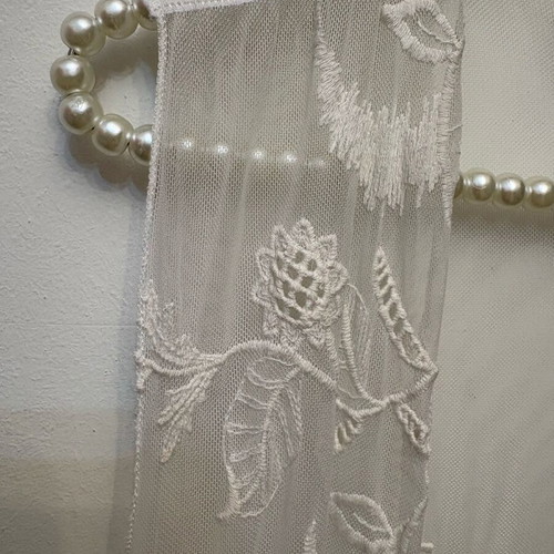 Boho summer kimono used, white, size s/m