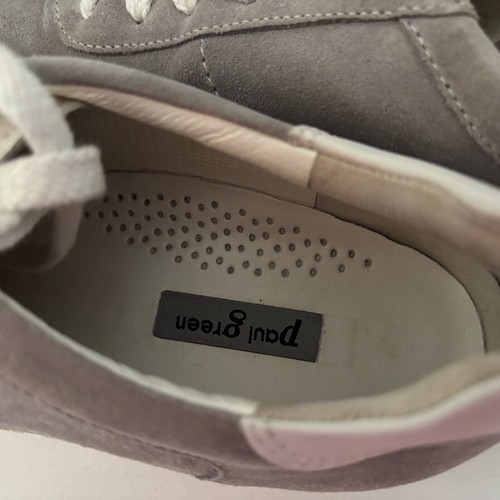 Paul Green women's sneakers in gray suede, like new, size 37.5