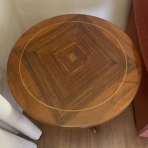 Round coffee table, height 53 cm, diameter 60 cm