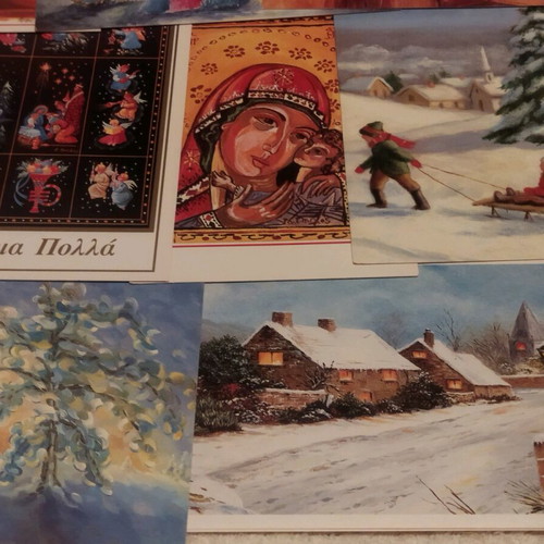 Christmas collectible cards new, pack of 9+6