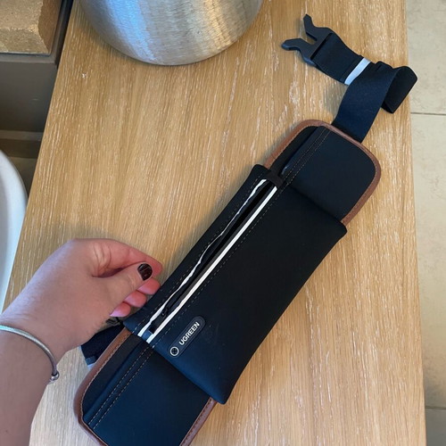 Ugreen Waist Bag like new, black, waterproof neoprene