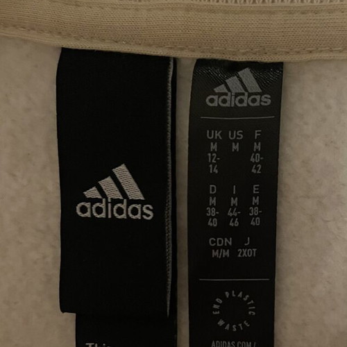 Adidas sweatshirt beige new, size M