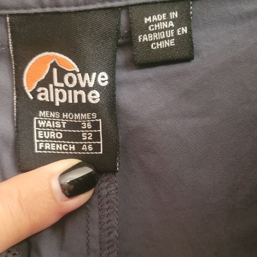 Lowe Alpine N52 hiking trousers