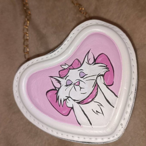 The Aristocat's crossbody bag new, white pink Disney