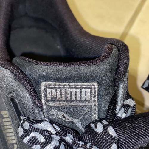 Puma shoes athletic with special laces size 38 black