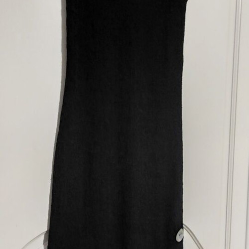 Black long dress like new, one size