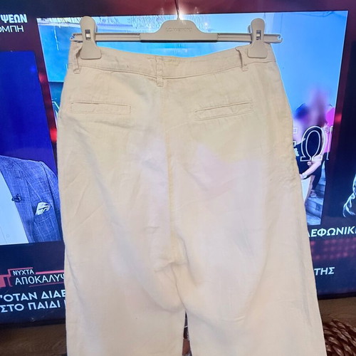 Linen pants Benetton like new, beige, size M 38 10