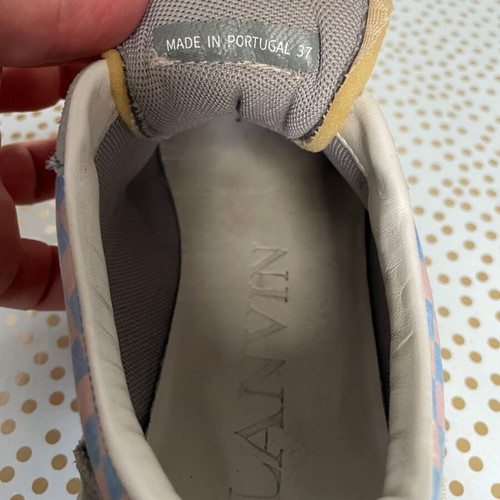 Lanvin sneakers used, size 37, colorful
